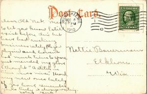 Scene on Upper Milwaukee River, Milwaukee WI c1910 Vintage Postcard P24