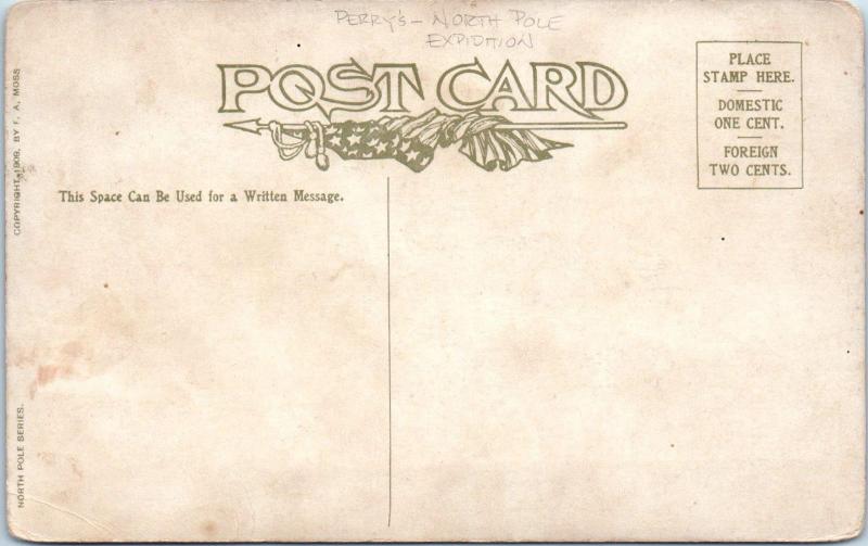 FANTASY Artist-signed  POLAR COMIC  Postcard  Pipe my NEW LID!  c1910s