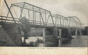 SALISBURY, North Carolina, 1901-07; Piedmont Toll Bridge