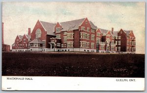 Postcard Guelph Ontario c1911 Macdonald Hall by Warwick