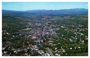 Postcard AERIAL VIEW SCENE Barre Vermont VT AS0566