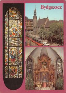 B46333 Bydgoszcz tramway church multiviews    poland