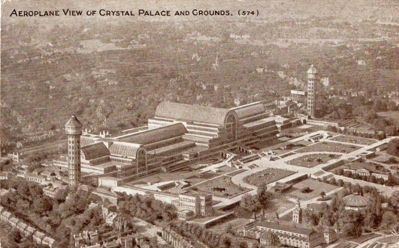 UK Aeroplane View of Crystal Palace and Grounds 01.52