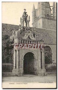 Carnac Old Postcard Portal & # 39eglise