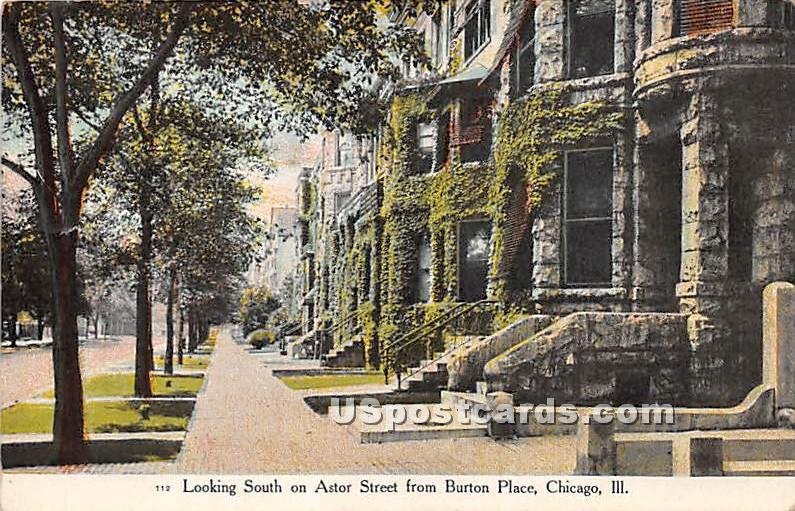 Burton Place Chicago Illinois IL United States Illinois Chicago Postcard