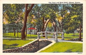 City Park and bandshell Ottawa Kansas