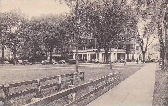 New Hampshire Hanover Senior Fence And Hanover Inn Dartmouth College Albertype