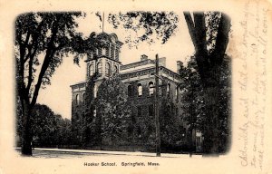 Springfield,  Massachusetts - A view of the Hooker School - in 1908