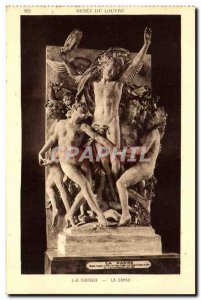 Old Postcard From the Louvre Museum Carpeaux Dance Paris