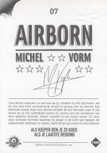 Stars of football trade card printed signature Michel Vorm