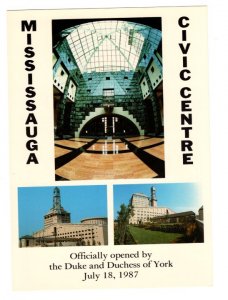 Mississauga Civic Centre, Toronto, Ontario, Large 5 X 7 inch Postcard