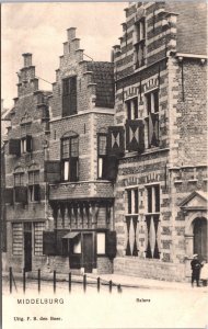 Netherlands Middelburg Balans Vintage Postcard 09.51