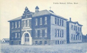 Montana Dillion Public School Postcard Shop 1913 Postcard 22-3860