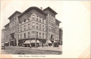 Postcard Allyn House in Hartford, Connecticut