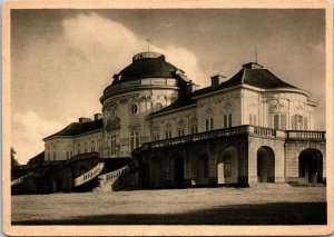 VINTAGE CONTINENTAL SIZE POSTCARD SOLTITUDE ART STUTTGART GALLERY 1930 GERMANY