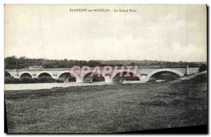 Postcard Old Flavigny-sur-Moselle The Great Bridge