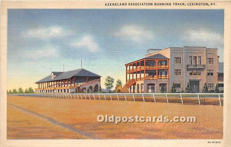 Keeneland Association Running Track Lexington, KY , USA Horse Racing Unused 