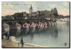 Old Postcard Gien Loiret Vue Generale