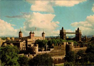 Tower and Tower Bridge,London,England,UK