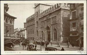 spain, VALENCIA, La Lonja, Oldsmobile (1930s) TRAM