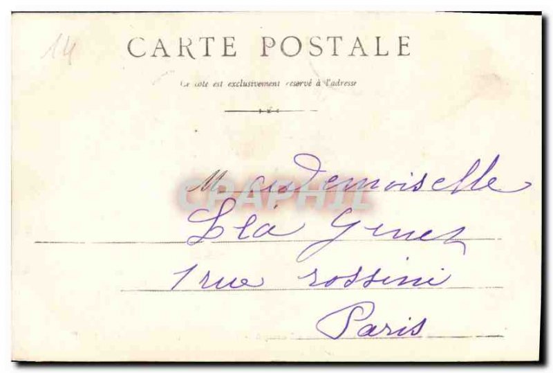 Old Postcard Villers sur Mer Waves Storm