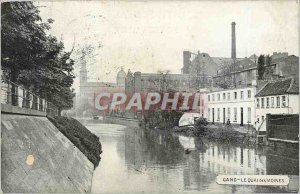 Old Postcard Gand Quai des Moines