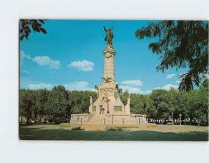 Postcard Monument to Benito Juarez, Ciudad Juárez, Mexico