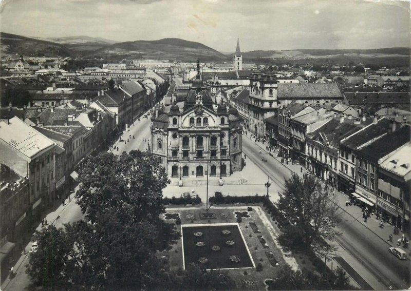 Post card Slovakia Kosice cityscape panoramic sight