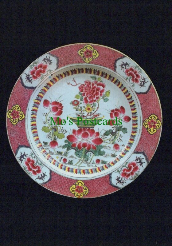  National Trust Postcard - Chinese Plate, Beningbrough Hall   RR10086 