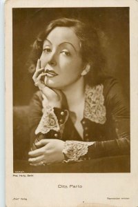 Cinema star film beauty actress postcard Dita Parlo