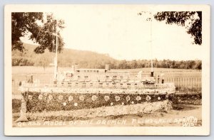 Sparta-Cataract~Paul Wegner German Immigrant Family Folk Art SS Bremen~RPPC 1928