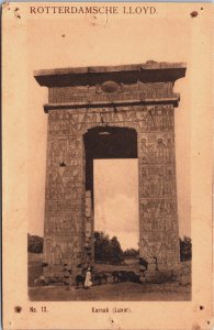 Egypt Luxor Karnak Vintage Postcard C218