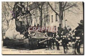 Old Postcard Aix en Provence Carnival XVII Satan Devil ballad