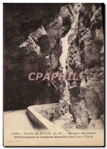 Old Postcard Route Beuil Gorges Cians