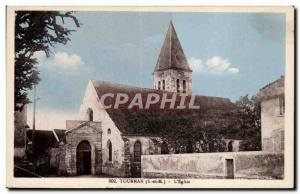 Tournan - The Church - Old Postcard