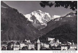 Switzerland Interlaken mit Jungfrau Real Photo