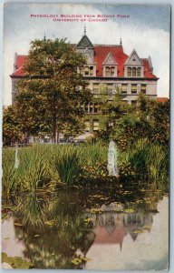 c1910s Chicago, IL Physiology Building from Botany Pond Hammon Postcard ILL A196