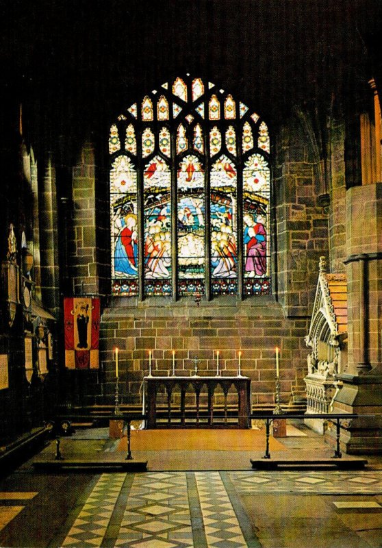 England Chester Cathedral Chappel Of St werburgh East Window
