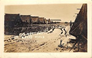 A Wet Day, Kelly Field San Antonio, Texas, USA Military Camps Unused real pho...