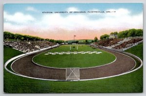 Fayetteville AR Stadium University Of Arkansas Postcard O22