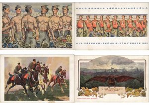 SOKOL SPORT CZECHSLOVAKIA with LOT of BETTER 150 Vintage Postcards (L3763)