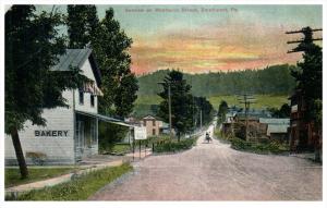 Pennsylvania Smethport   Sunrise on Mechanic Street , Bakery,