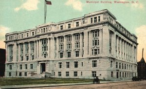 Municipal Building Pennsylvania Avenue Washington DC Vintage Postcard