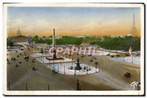 Old Postcard Paris And Its Wonders Place Concorde