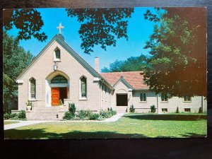 Vintage Postcard 1950's St. Anthony's (of Padua) Catholic Church, Angola, IN