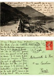 CPA AK ALGERIA - ORAN - La Promenade de Létang - Vue vers Santa-Cruz (773984)