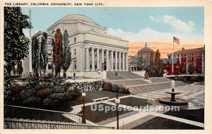 Library, Columbia University, New York City, New York