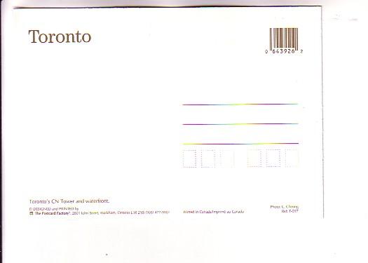 Skyline, Waterfront, CN Tower Toronto, Ontario