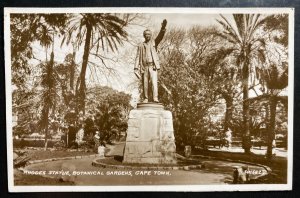 Mint South Africa RPPC Real Picture Postcard Rhodes Statue Botanical Gardens