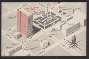 California San Francisco Hotel Franciscan on 350 Geary Street, Center of Things